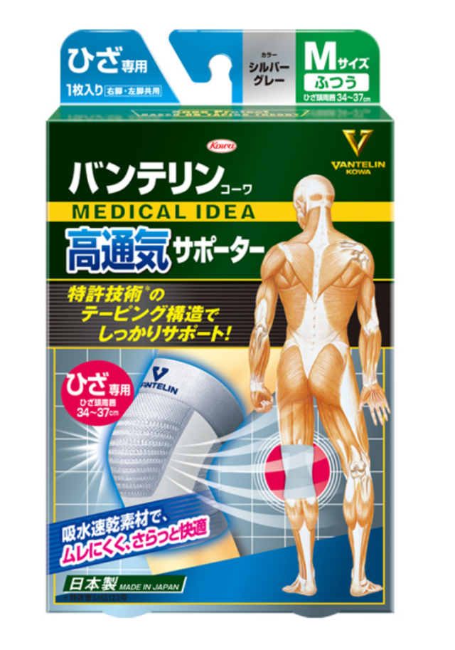 興和 バンテリンコーワ 高通気サポーター ひざ専用 ふつう Mサイズ